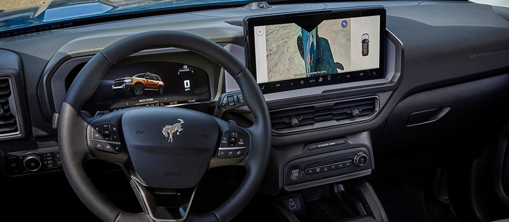 2025 Ford Bronco Sport® interior with steering wheel