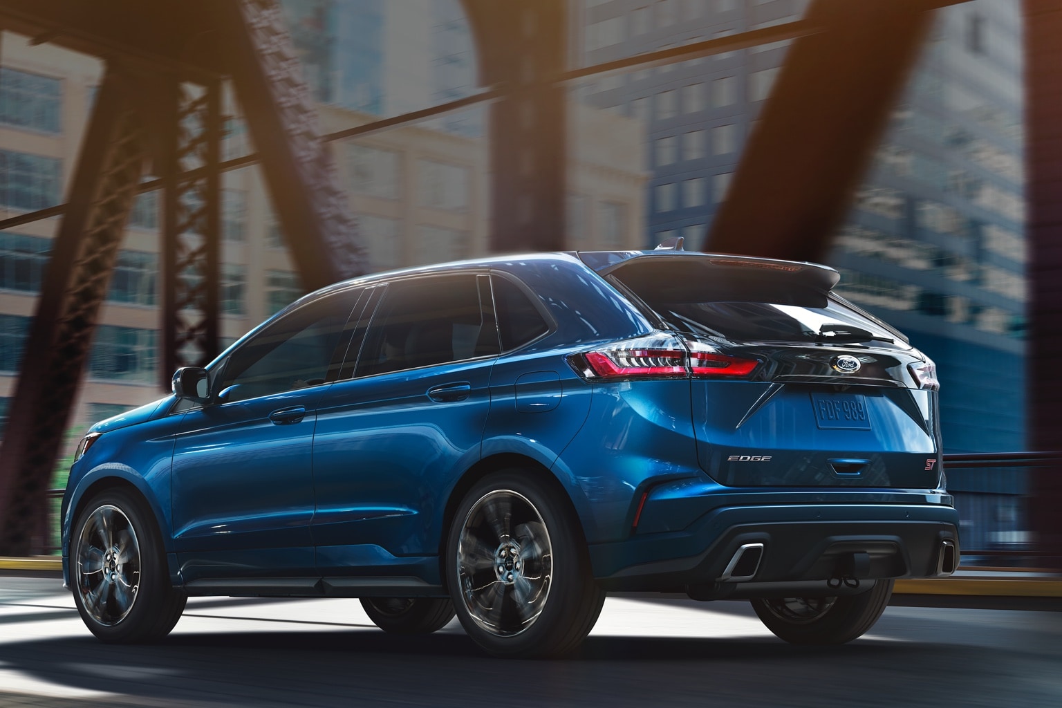 Female driver using touchscreen in the 2021 Ford Escape Titanium